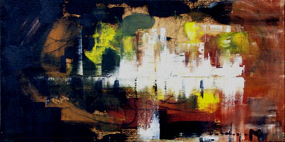 Senza titolo, olio, 70×40 cm