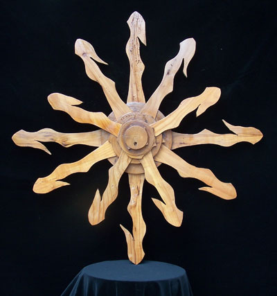 Cercando Romeo, legno, 80×80×9 cm