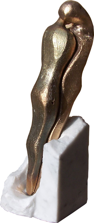 Incontri, bronzo, 25×8×10 cm