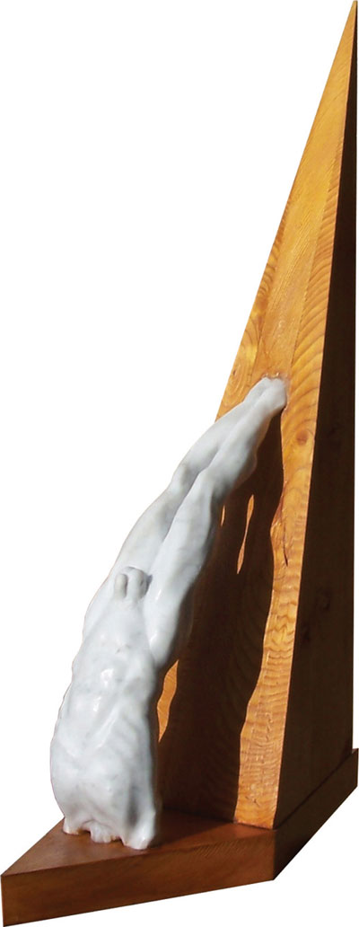 Materia nella materia, tecnica mista, 50×25×12 cm