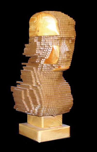 Ritratto della biotecnologia, tecnica mista, 57×22×35 cm