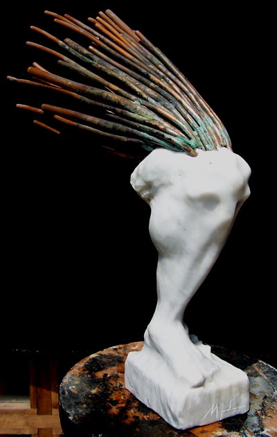 Senza titolo, tecnica mista, 40×50×14 cm