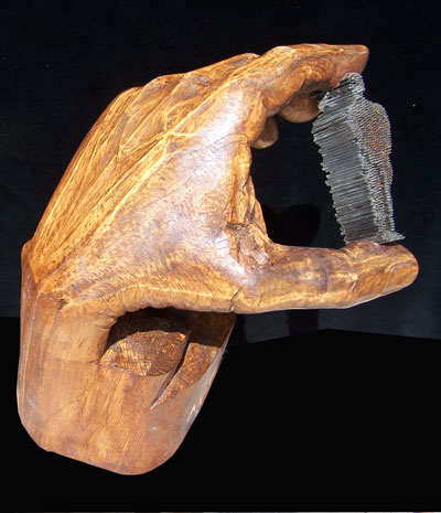 Sostegno di un'idea, tecnica mista, 53×40×40 cm