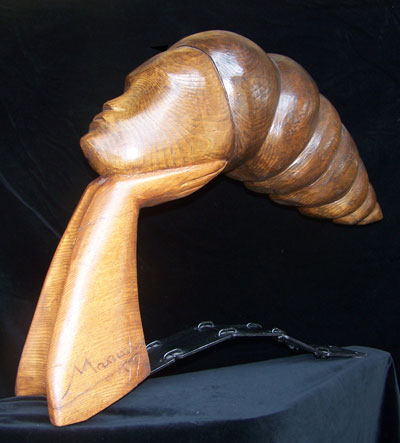 Verso una nuova vita, legno, 20×60×72 cm